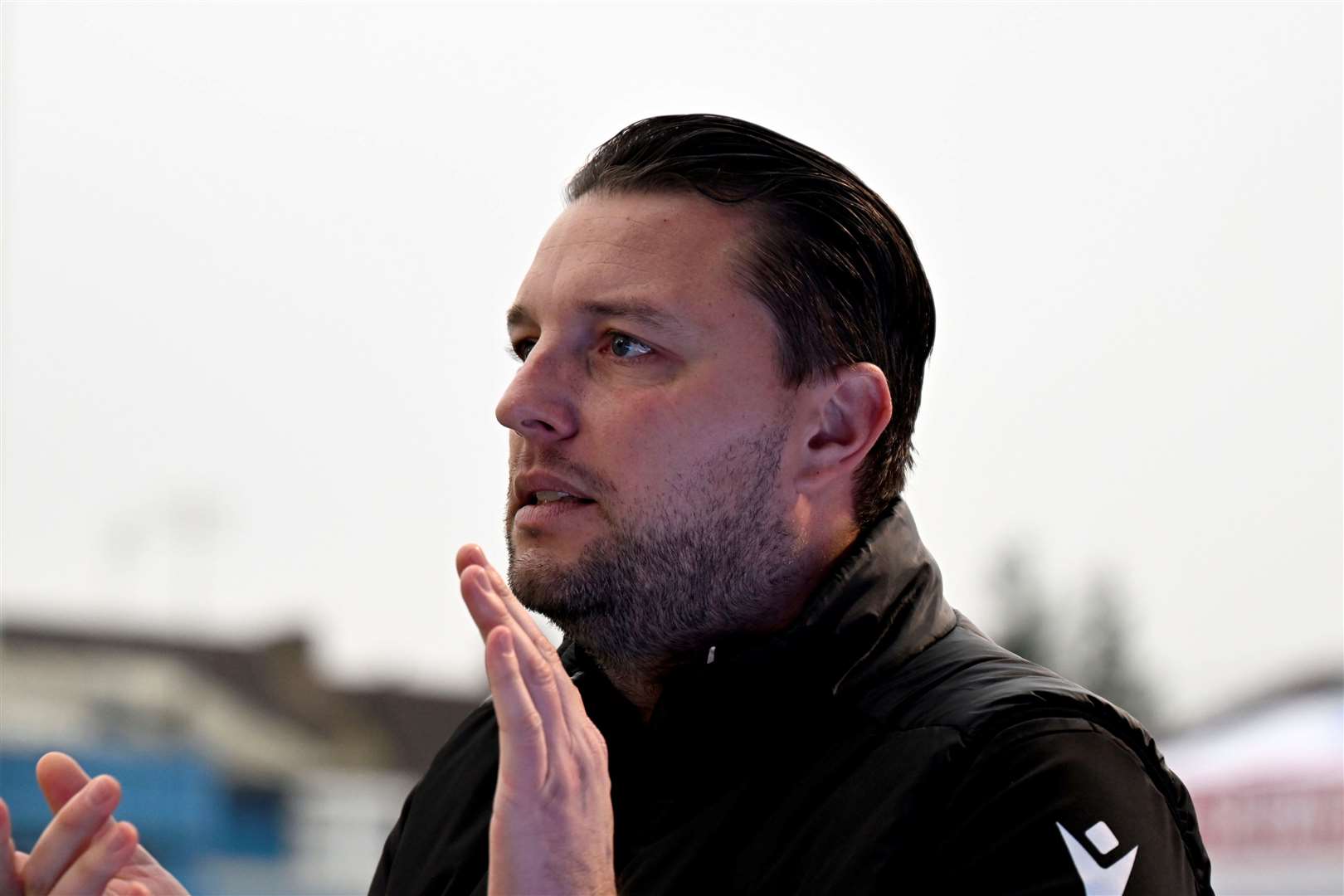 Mixed feelings from Gillingham manager Mark Bonner after a 2-2 draw Picture: Barry Goodwin