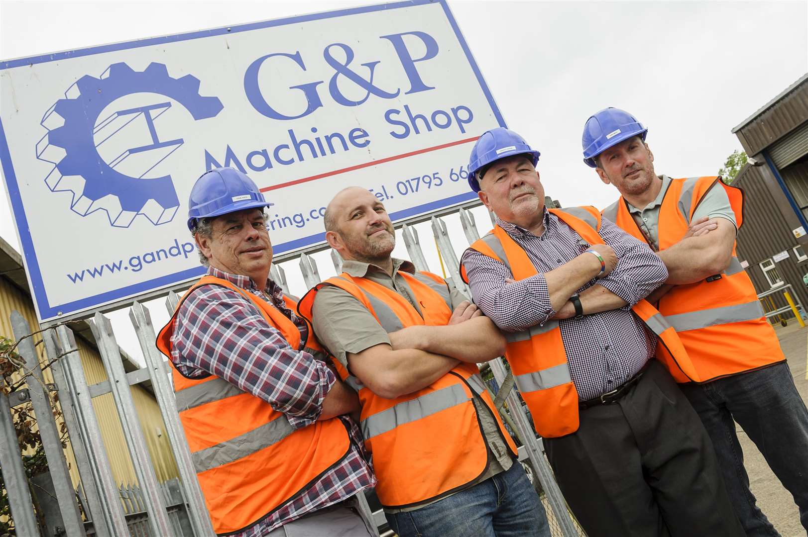 Sheppey firm G&P which was formed by owner Gerry Lawson- pictured after their firm was commended for the quality of their engineering work on the Woolwich Ferry Picture: Andy Payton