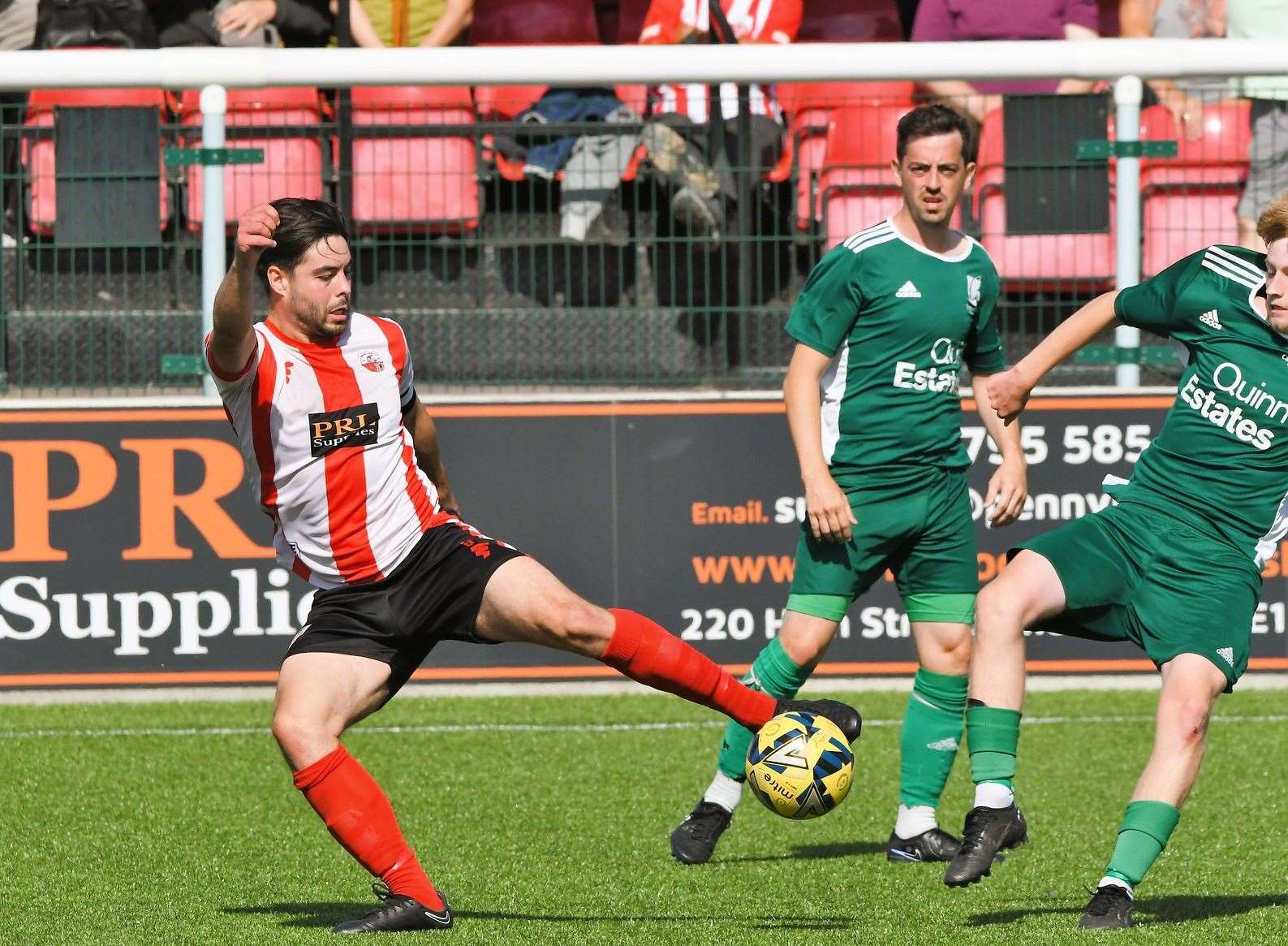 Richie Hamill in action for Sheppey United against Canterbury City at Holm Park Picture: Marc Richards