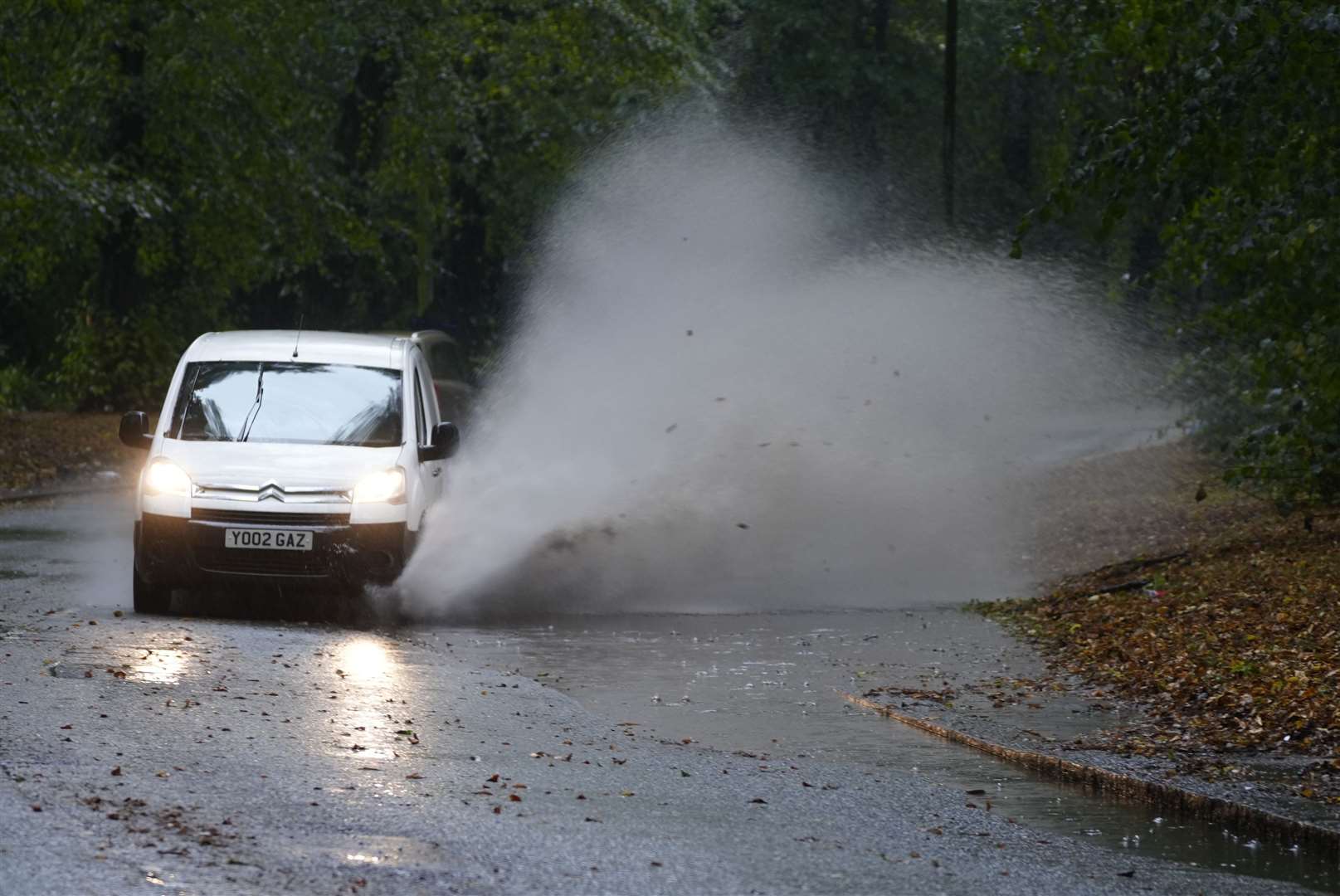 The heavy rain will be replaced by dry spells across much of the UK (Peter Byrne/PA)