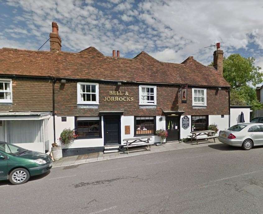 The Bell & Jorrocks pub in Frittenden near Cranbrook. Picture: Google