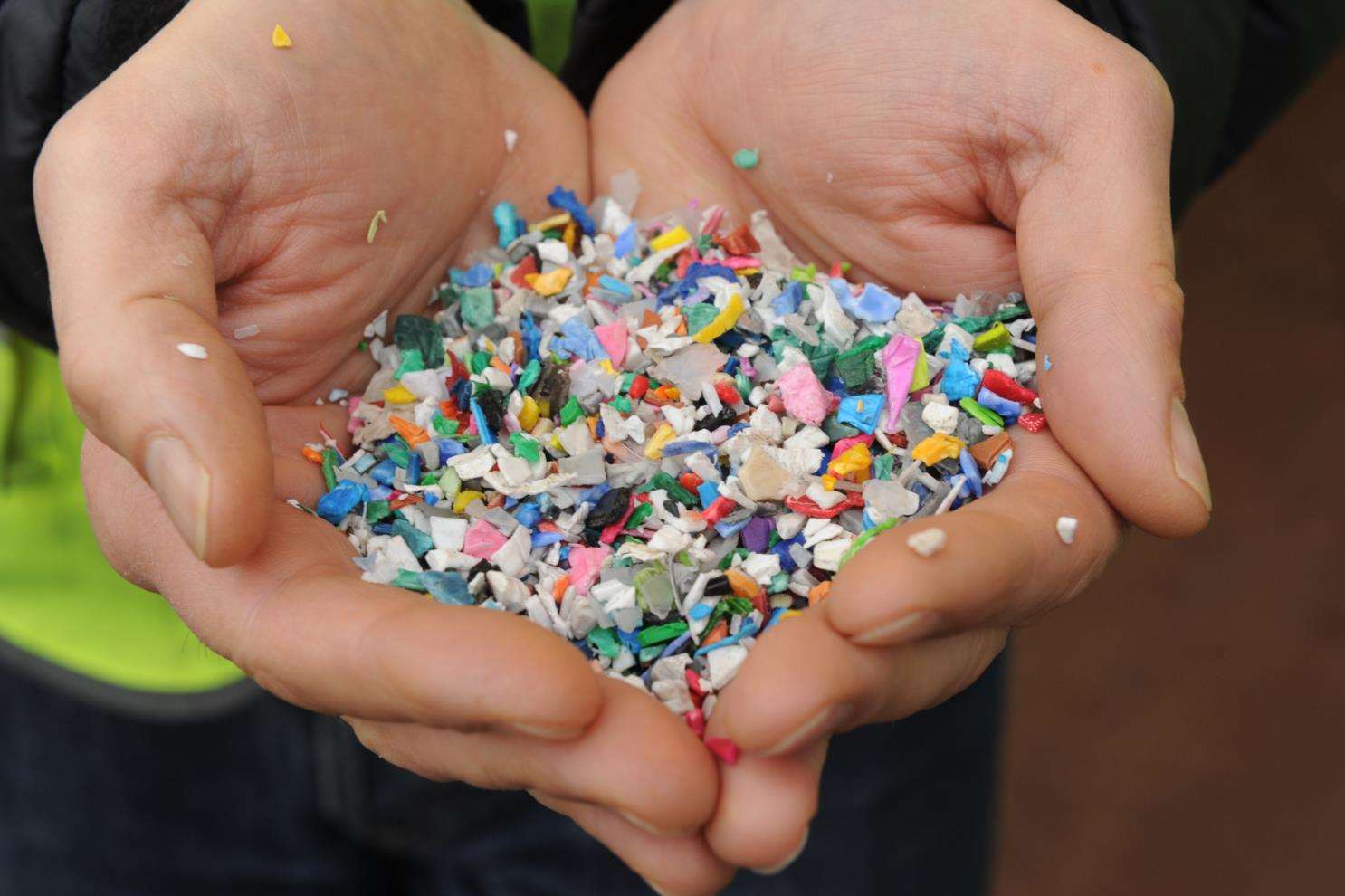 The finished granules of plastic