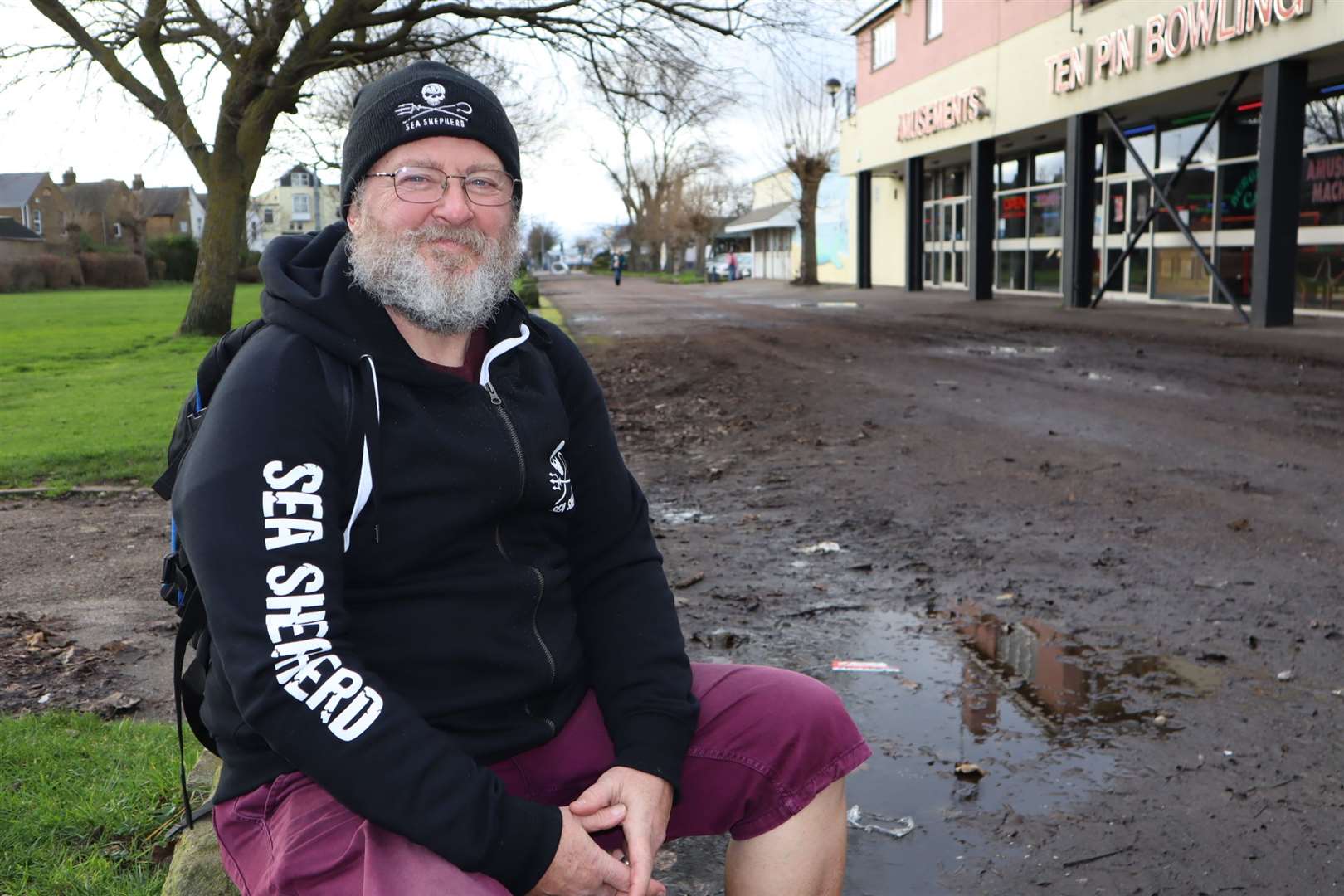 Sheerness Town Team chairman Phil Crowder - "I'd rather a mural"