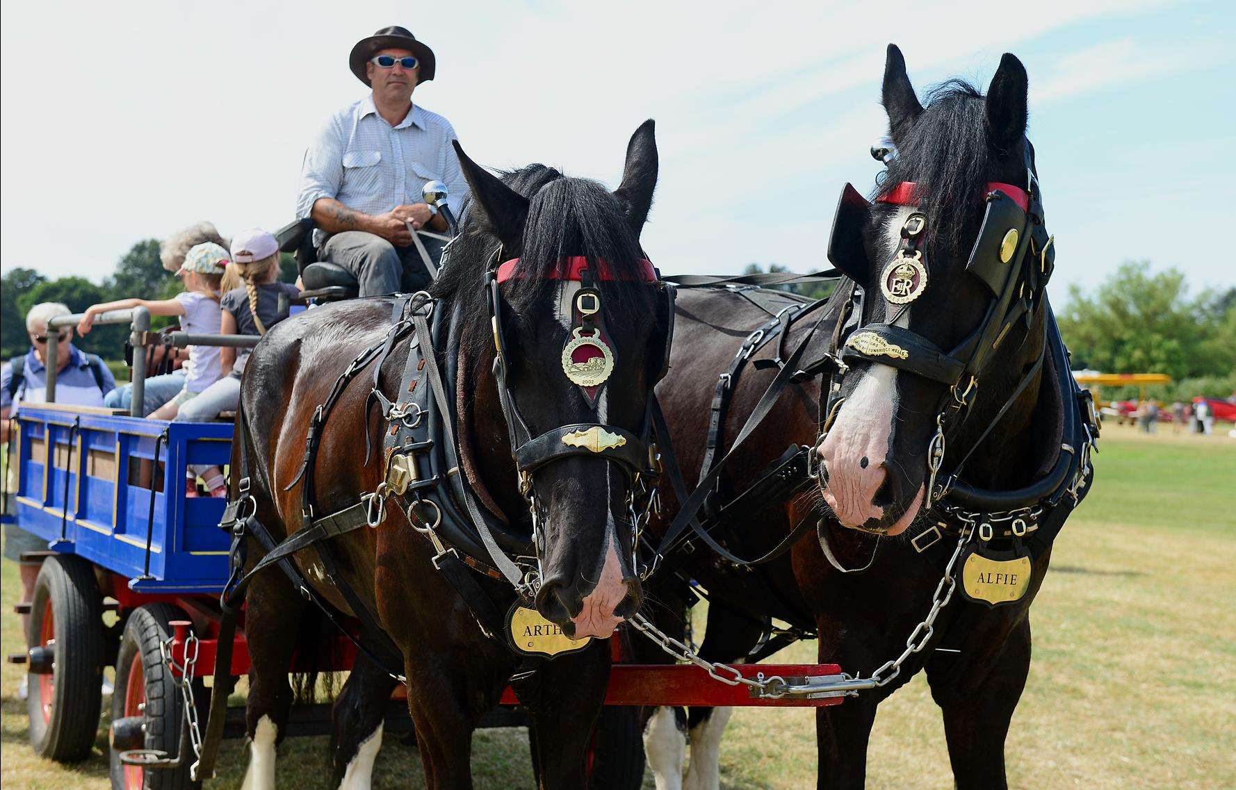 Traditional sights at the Weald of Kent Steam Rally