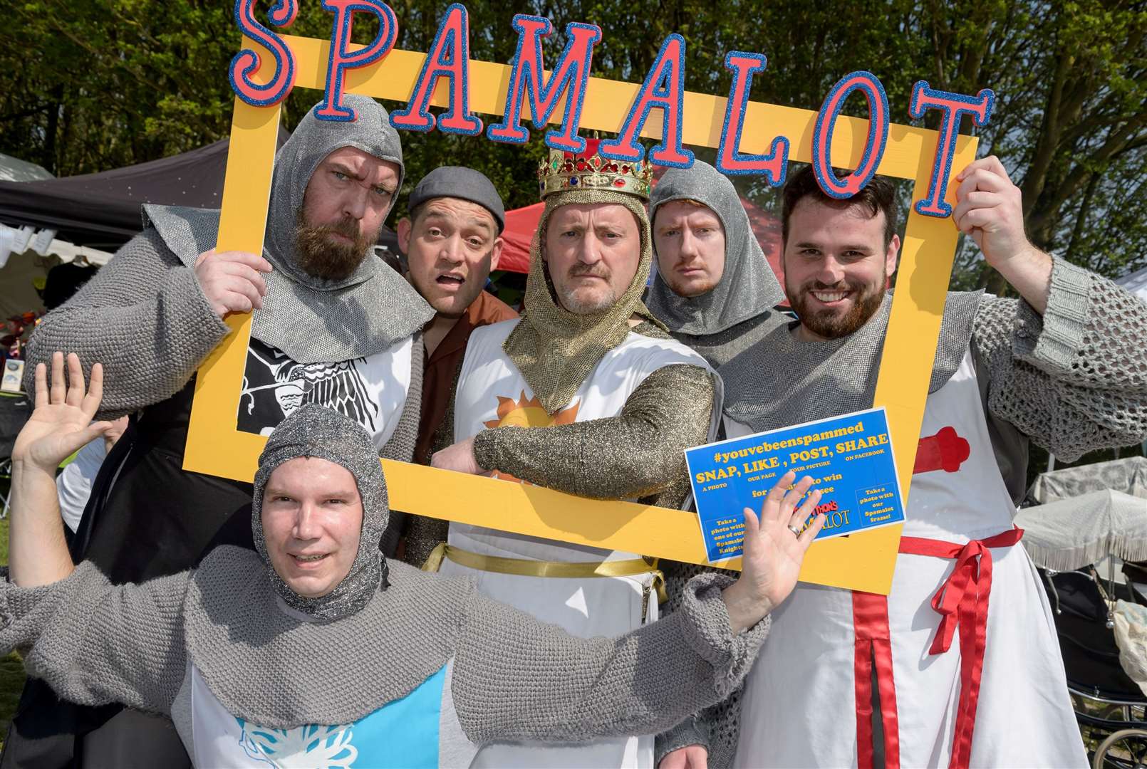 Arthur and his knights at The English Festival at Riverside Country Park – an event which could be consigned to the history books. Picture: Andy Payton.