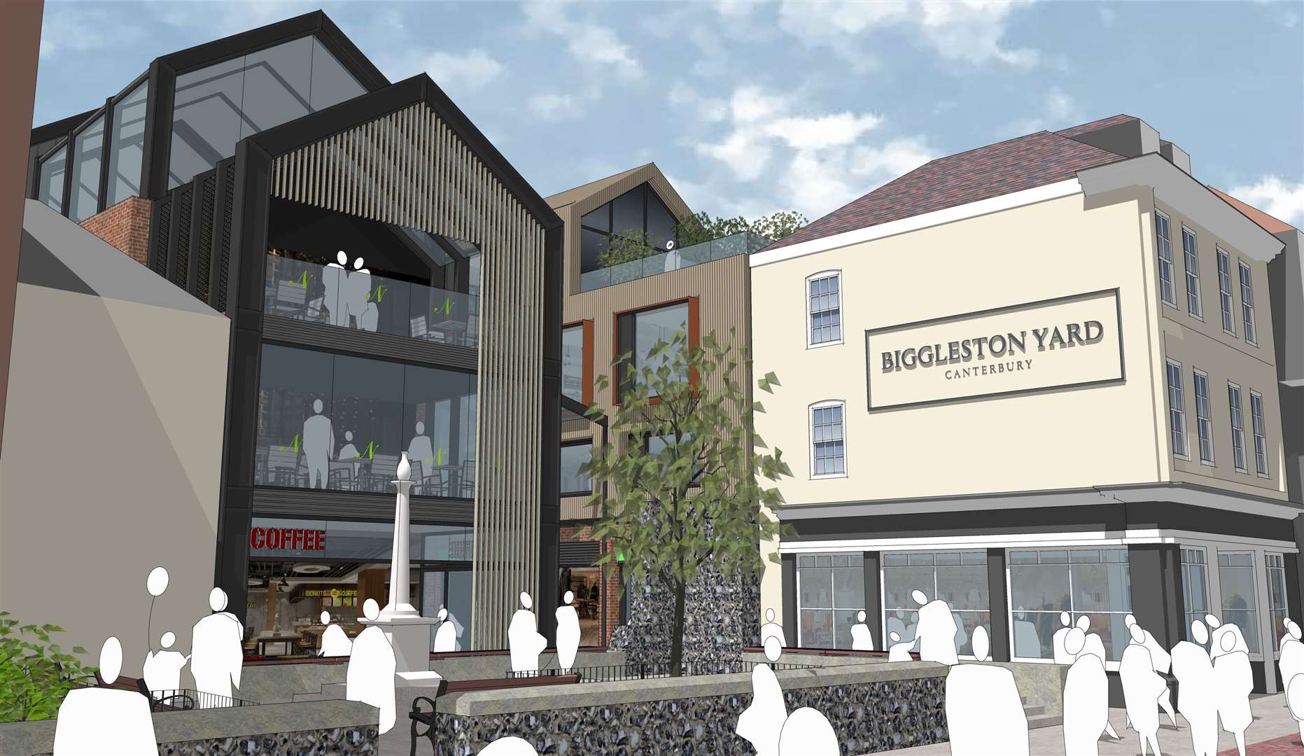 Plans are in place to renovate the current Nasons site and turn it into Biggleston Yard, an area boasting housing and shops