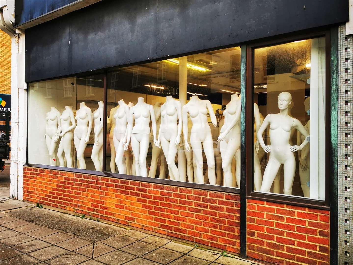 Mannequins on display in the Folkestone store. Picture: Dan Desborough