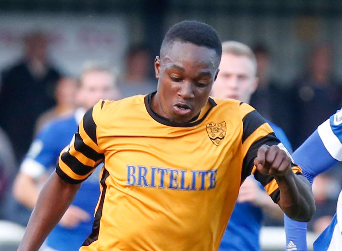 Maidstone striker Jamar Loza Picture: Matthew Walker