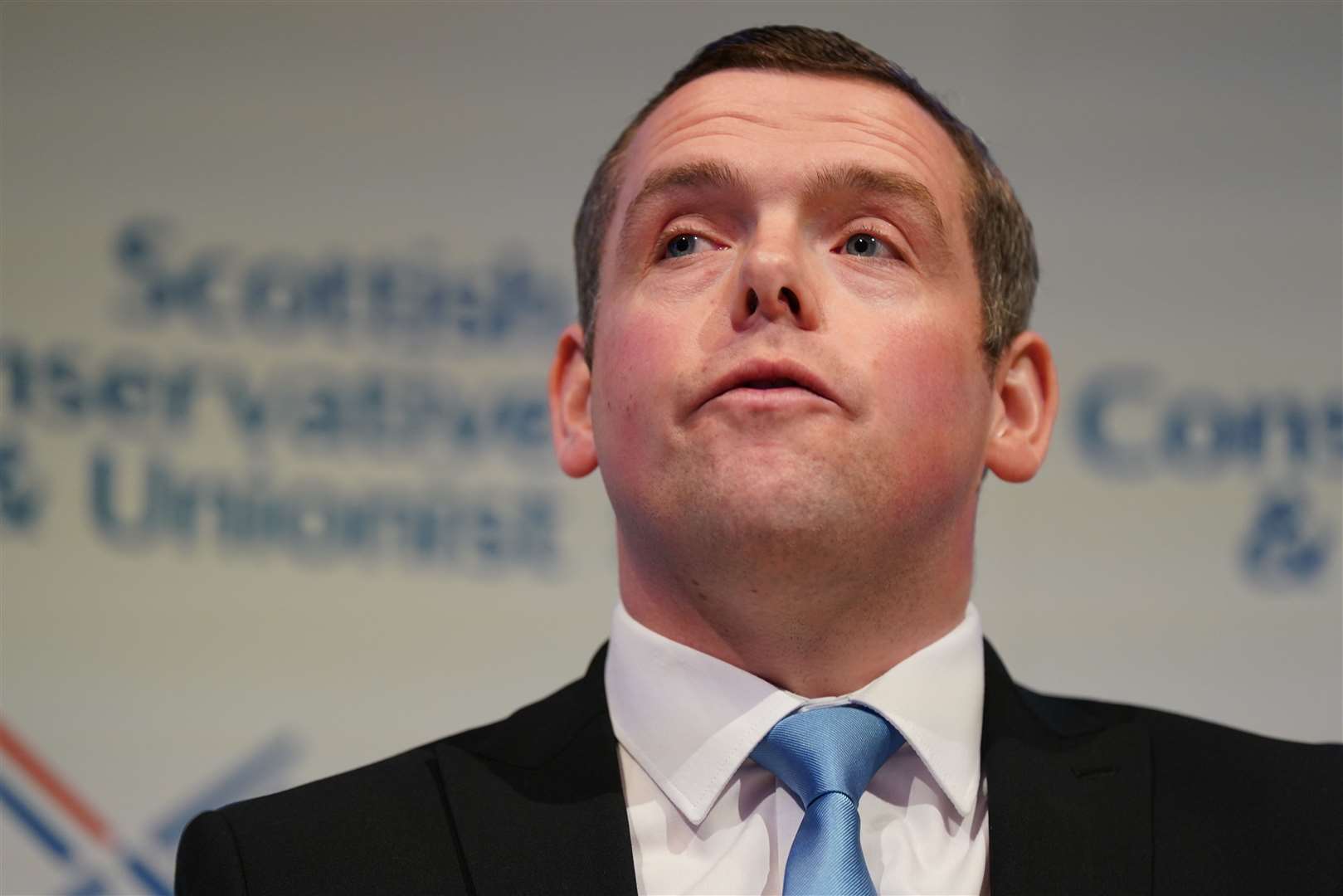 Mr Ross addressed the Tory conference in Birmingham on Monday (Jacob King/PA)