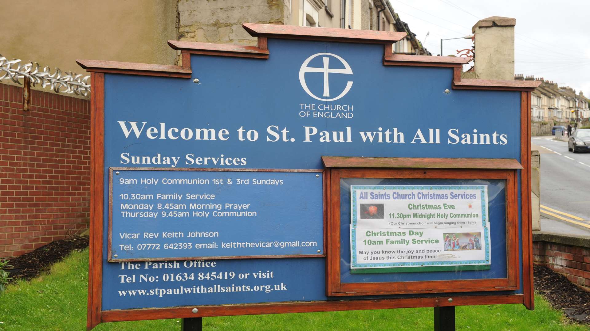 All Saints church, Magpie Hall Road, Chatham