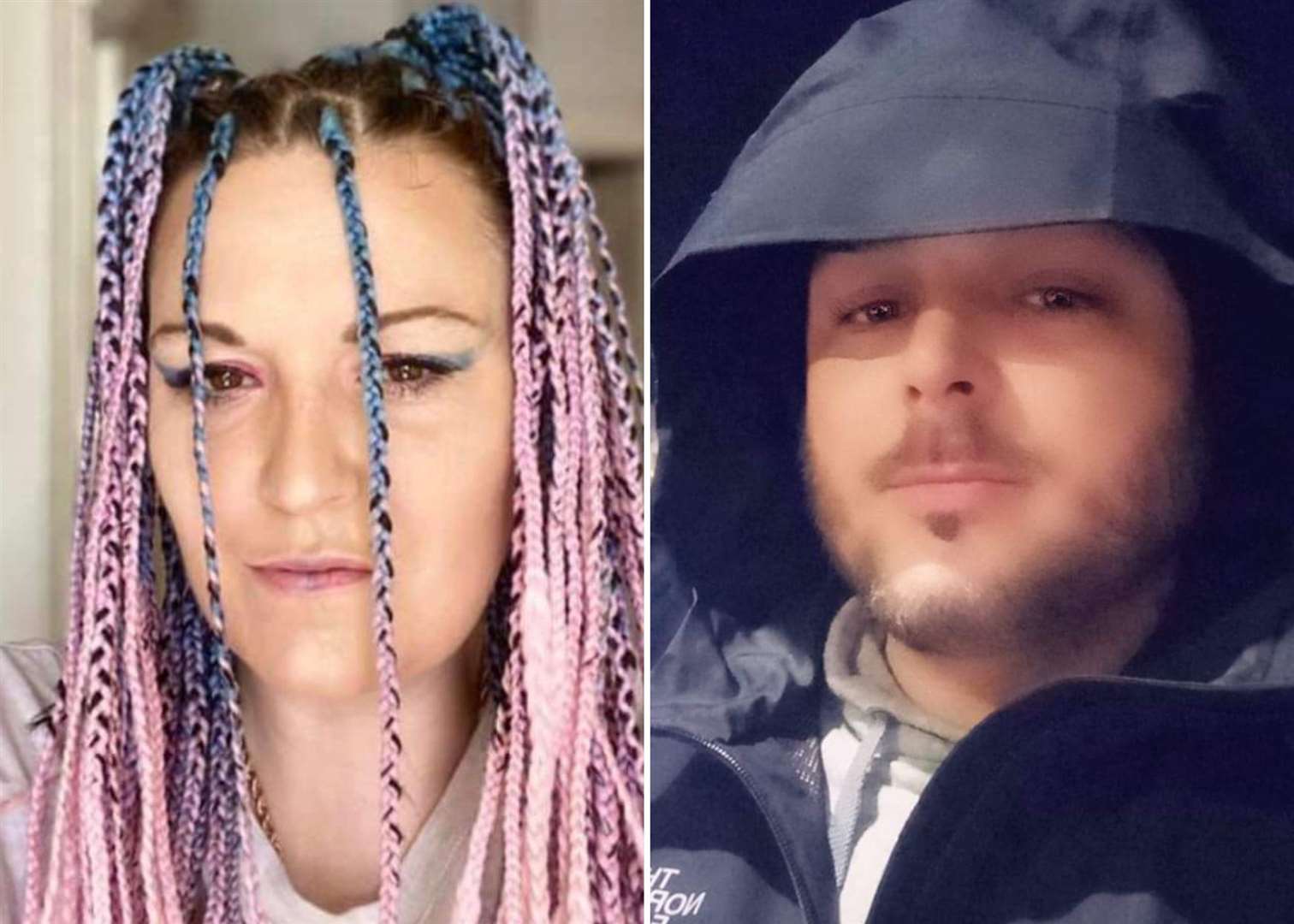 Ieasha Gilham and brother Bret Gilham were both jailed after a man was stabbed during an attempted robbery at a house in Hawkinge. Picture: Facebook