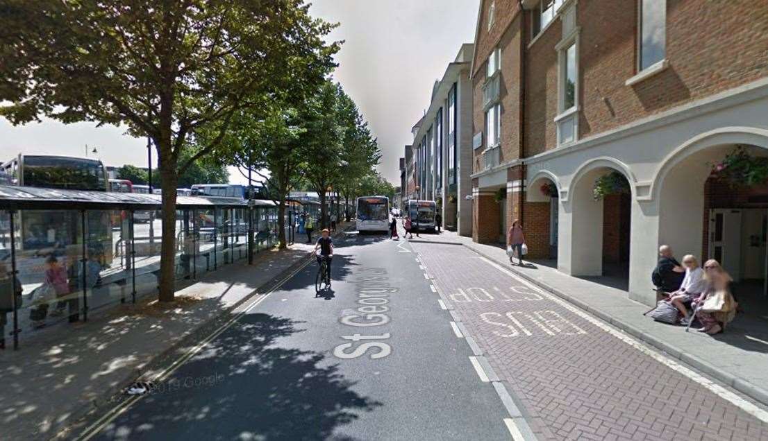 St George's Lane in Canterbury. Picture: Google Street View