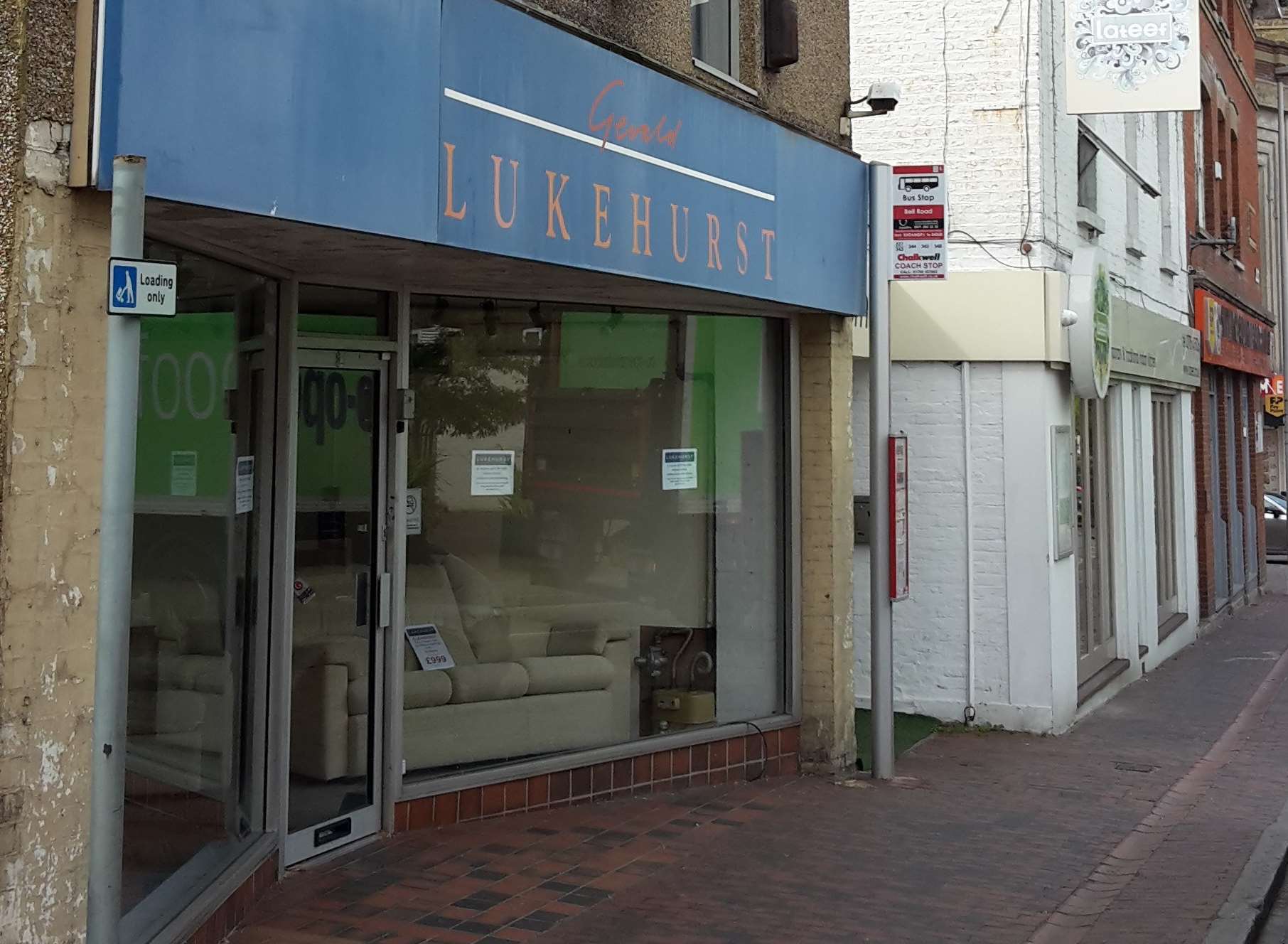 The former Gerald Lukehurst shop is being sold at auction