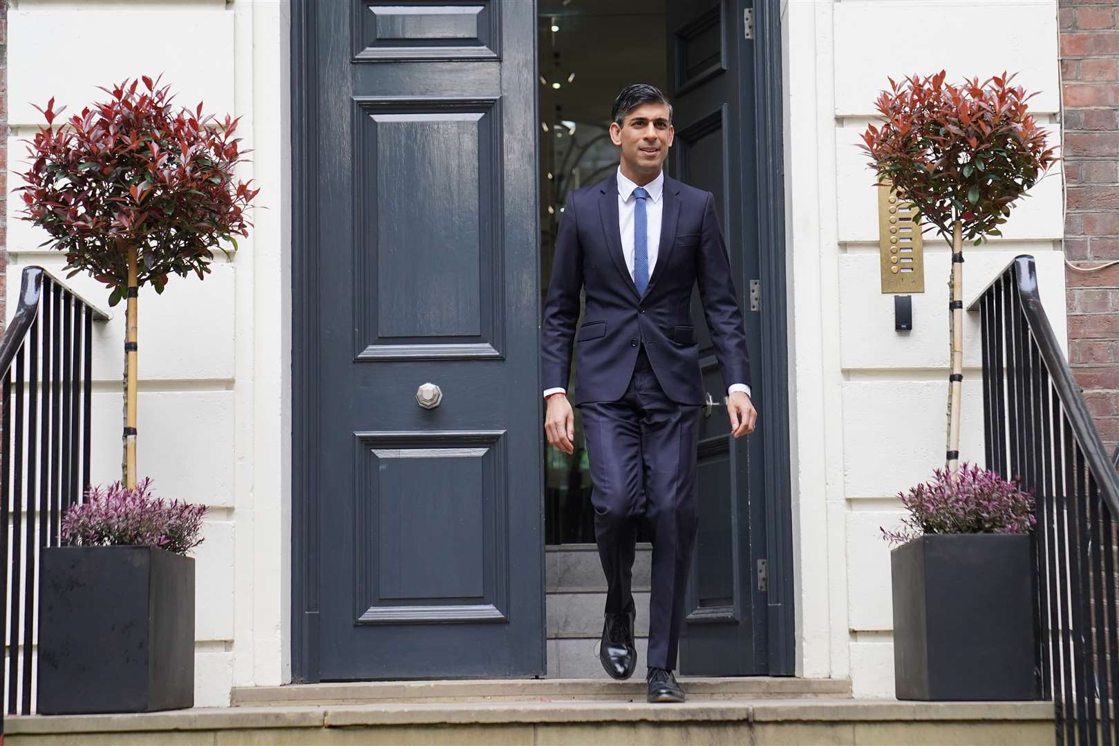 Prime Minister Rishi Sunak addressed Tory activists at Conservative Party headquarters (Stefan Rousseau/PA)