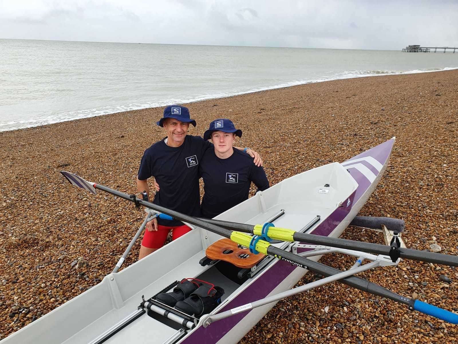 Mark Mitchell from Bexhill and Will Dennis from Deal will compete in the 6k race