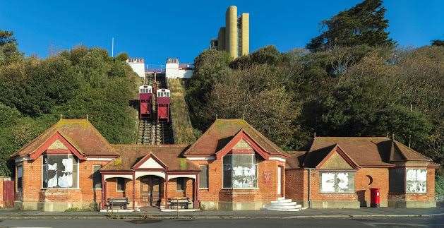 Folkestone's Leas Lift needs major repair work. Picture: Historic England