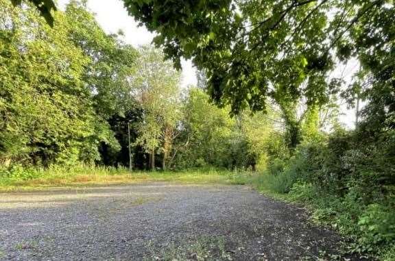 The site, off Sittingbourne Road, is currently an area of hardstanding. Picture: Google