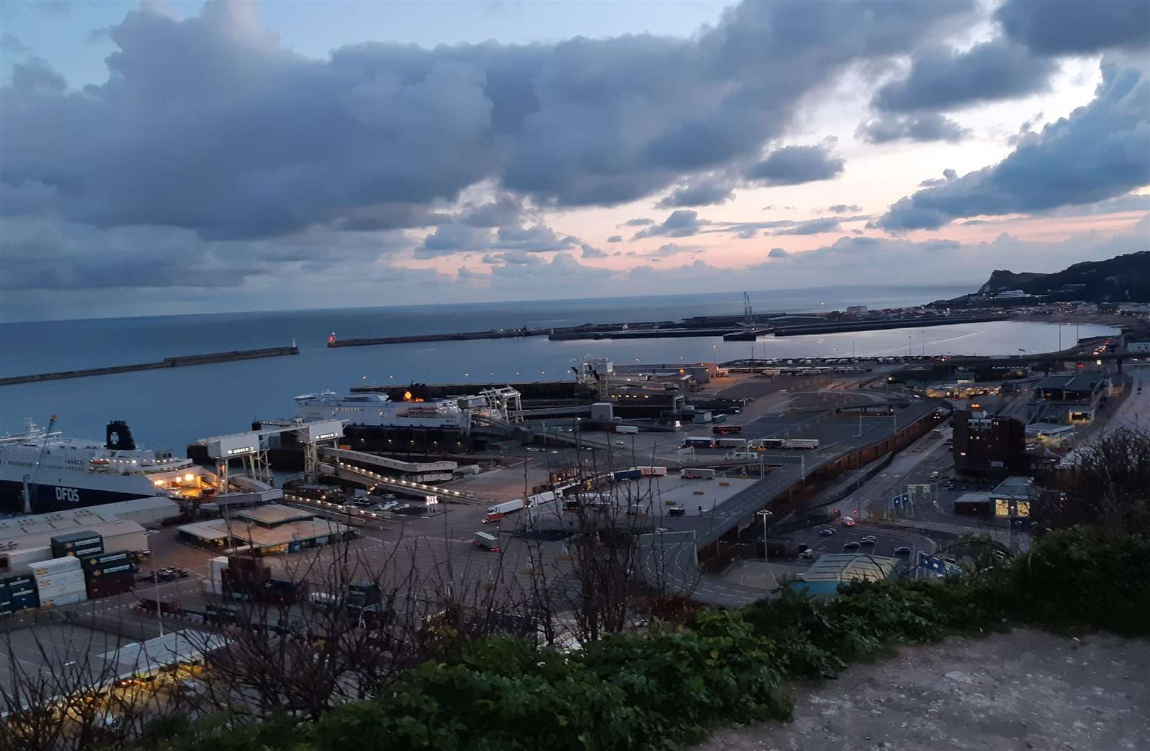 More migrants were brought back to Dover today