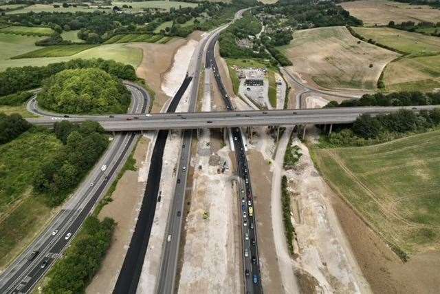 Progress on the Stockbury Flyover project. Picture: Philip Drew