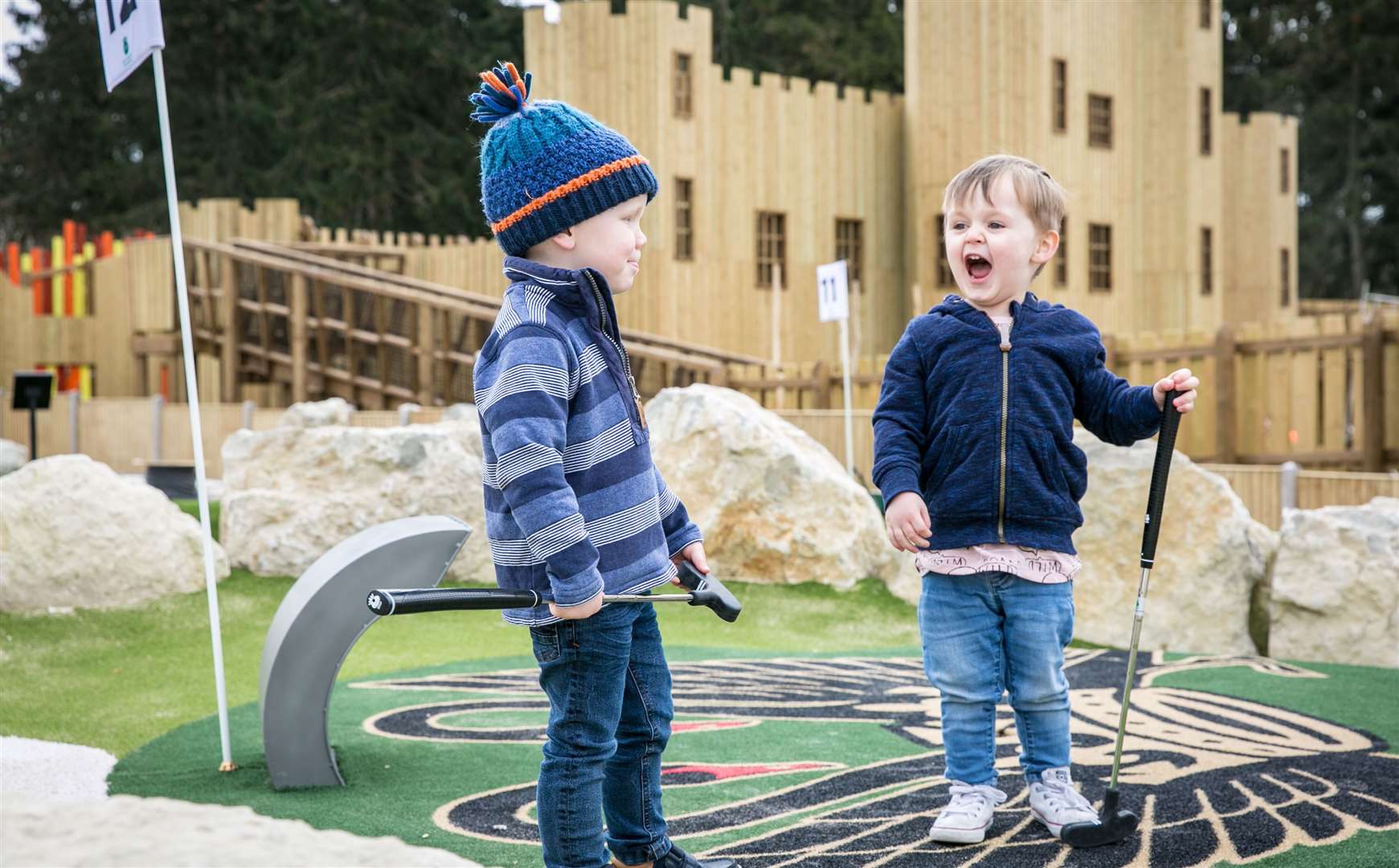 Children's adventure golf opens at Leeds Castle Picture: www.matthewwalkerphotography.com