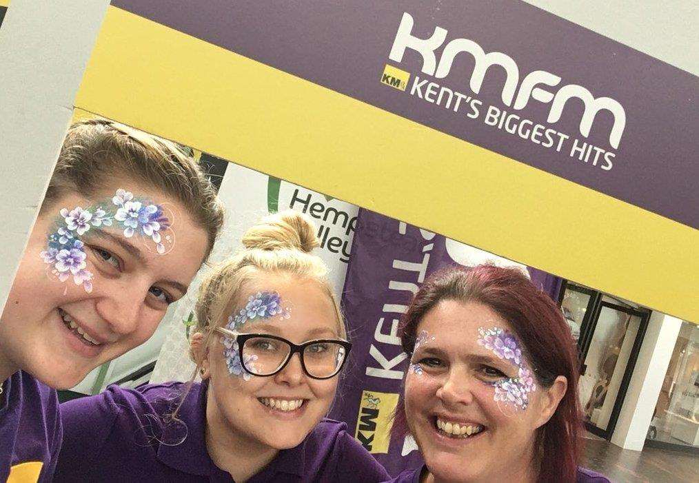 kmfm Street Team at Hempstead Valley for the half term activities