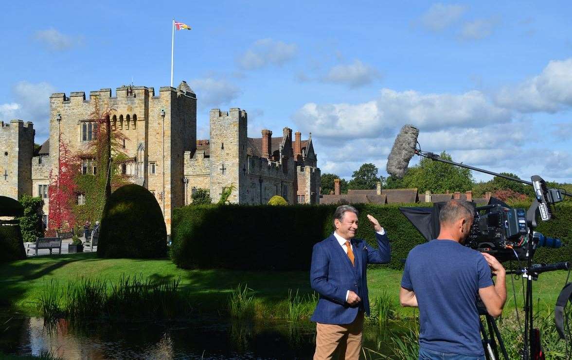 Film crews are regularly at Hever Castle and Gardens