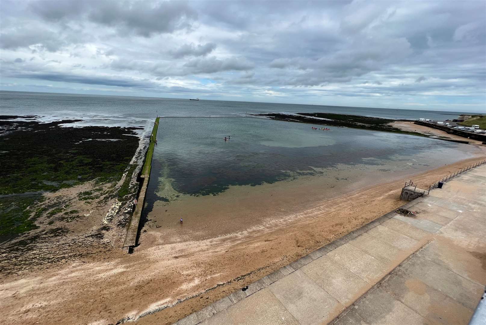 Even our columnist can’t get washed out to sea in a tidal pool