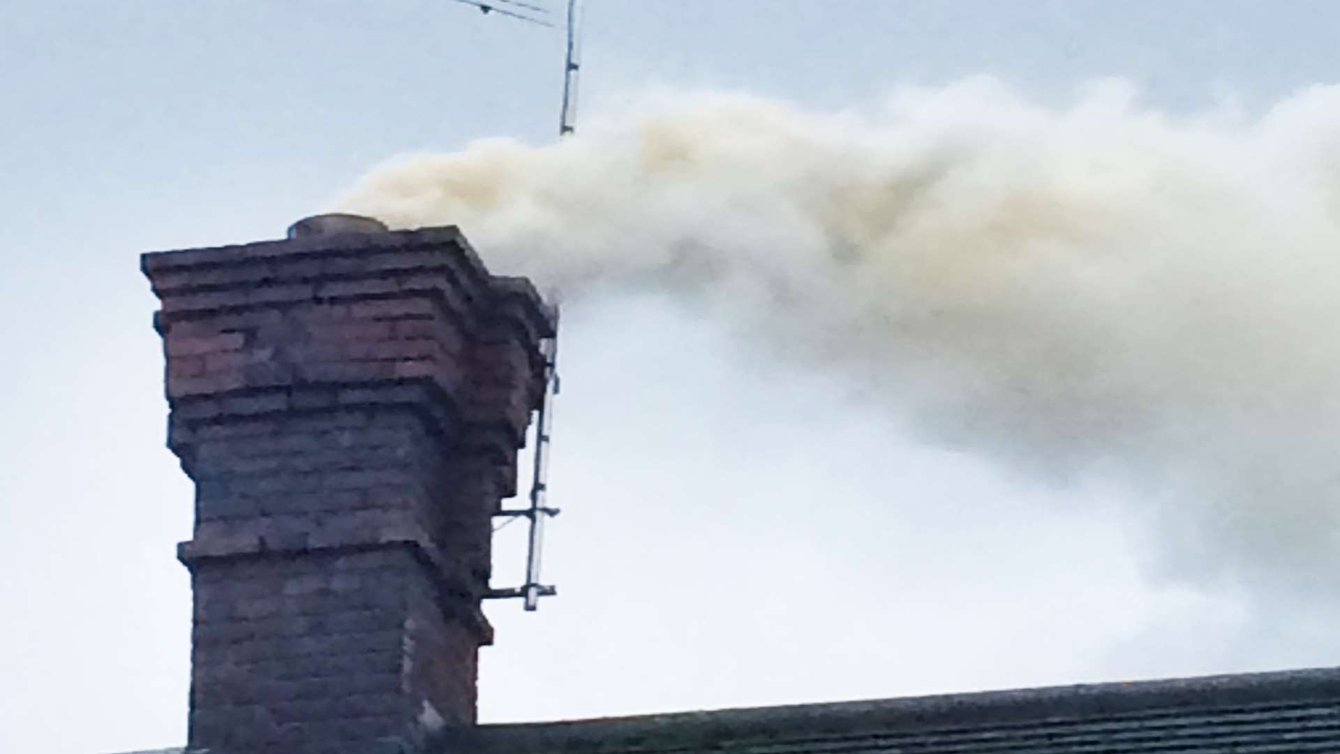 Stock picture of chimney fire. Picture: Kent Fire and Rescue Service