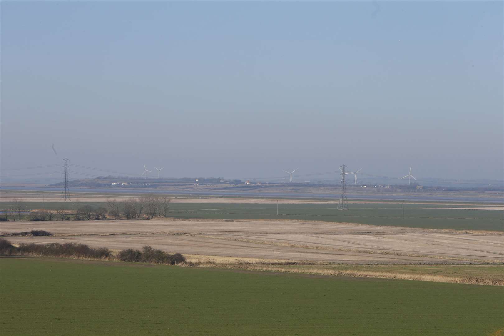 Views of the proposed site for the 436-acre solar farm on Graveney Marshes