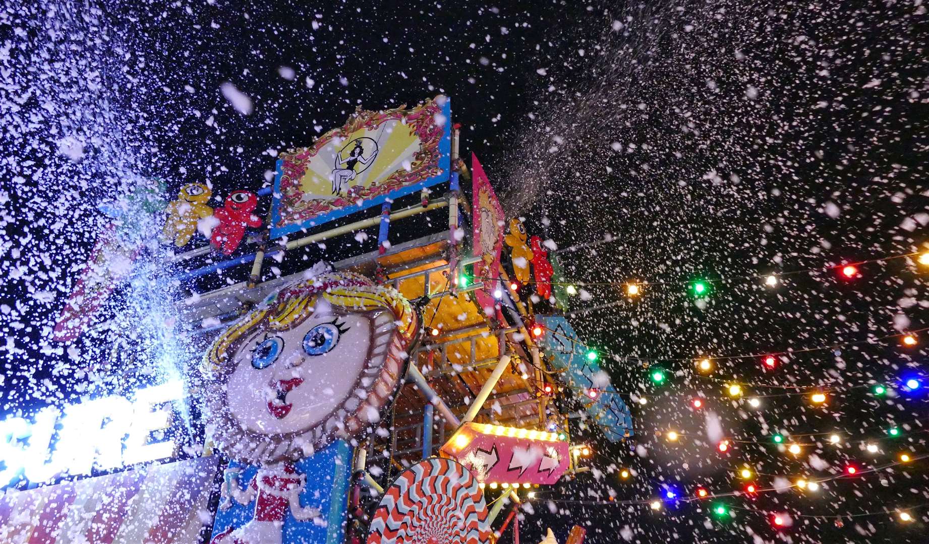 The festive experience includes snowball fights, sleigh rides and a Santa’s grotto. Picture: Dreamland