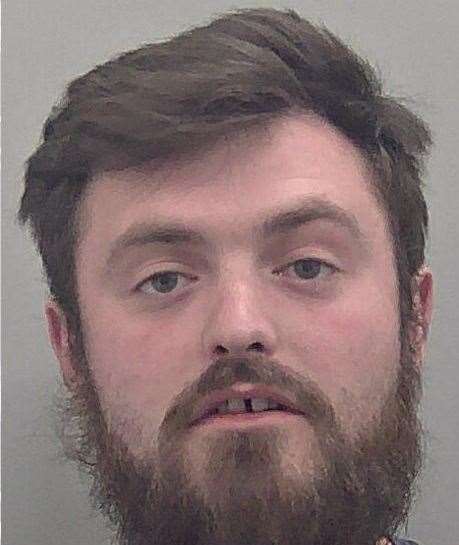 Rhys Mateer, formerly from Minster, has been jailed for two years and seven months. Picture: Kent Police