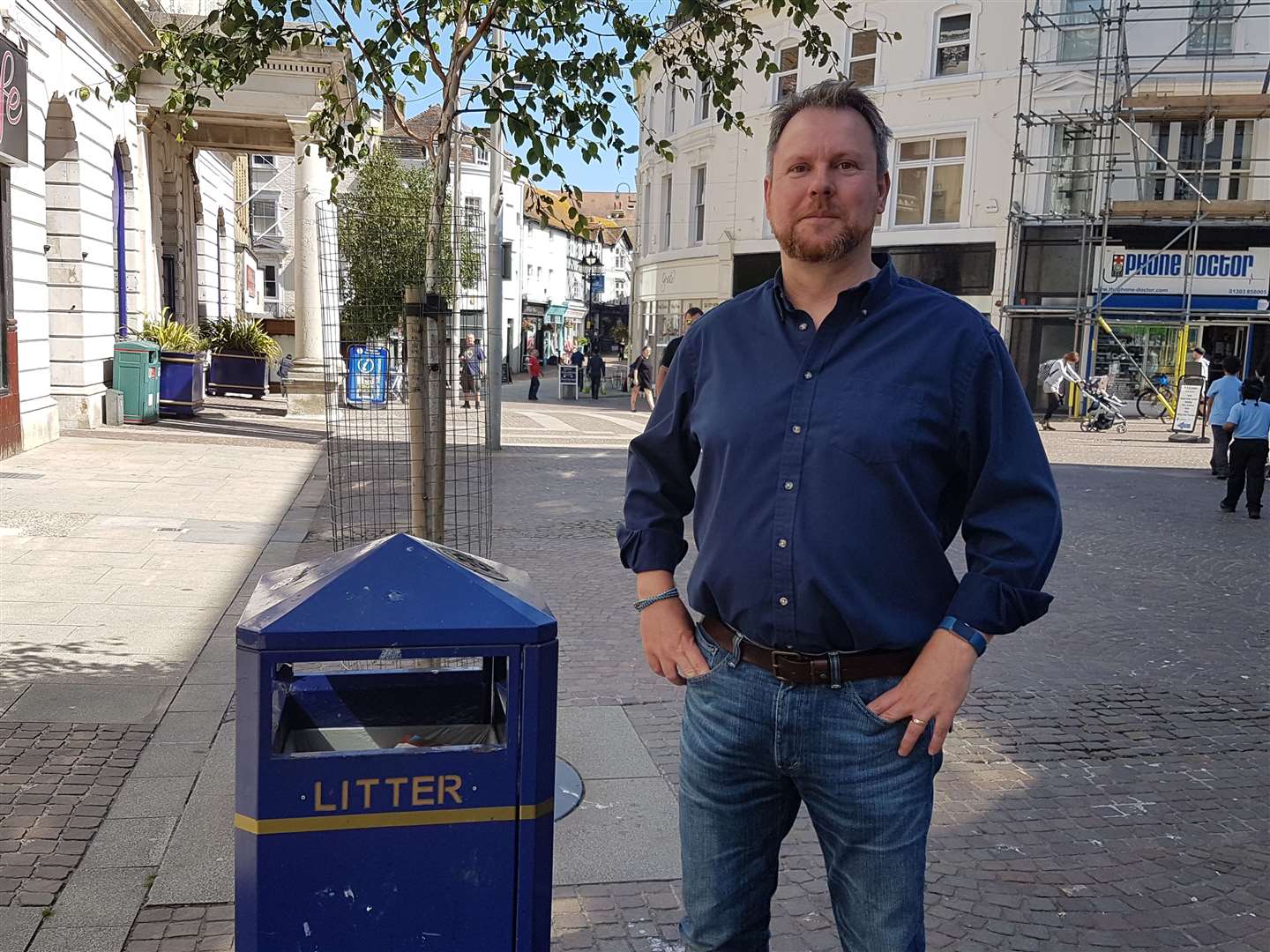 Folkestone and Hythe District councillor Stuart Peall