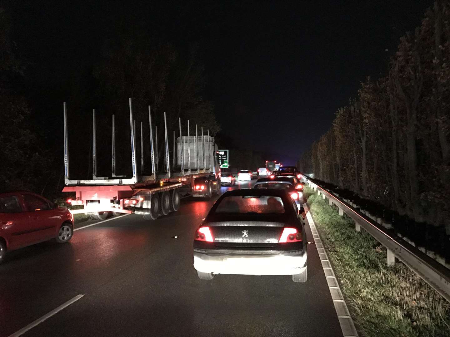 The driver was allegedly travelling down the wrong side of the A249. Stock image