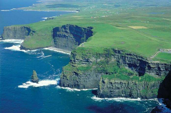 The west coast of Ireland offers dramatic coastal scenery