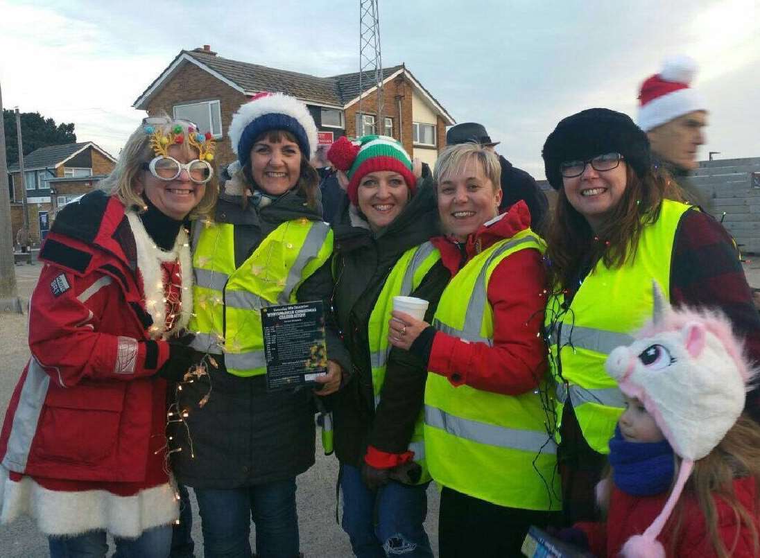 WhitSparkle organisers (L-R) Tracey Marsh; Olivia Thomas; Fritha Hassall; Alison Clarke, and Anna George