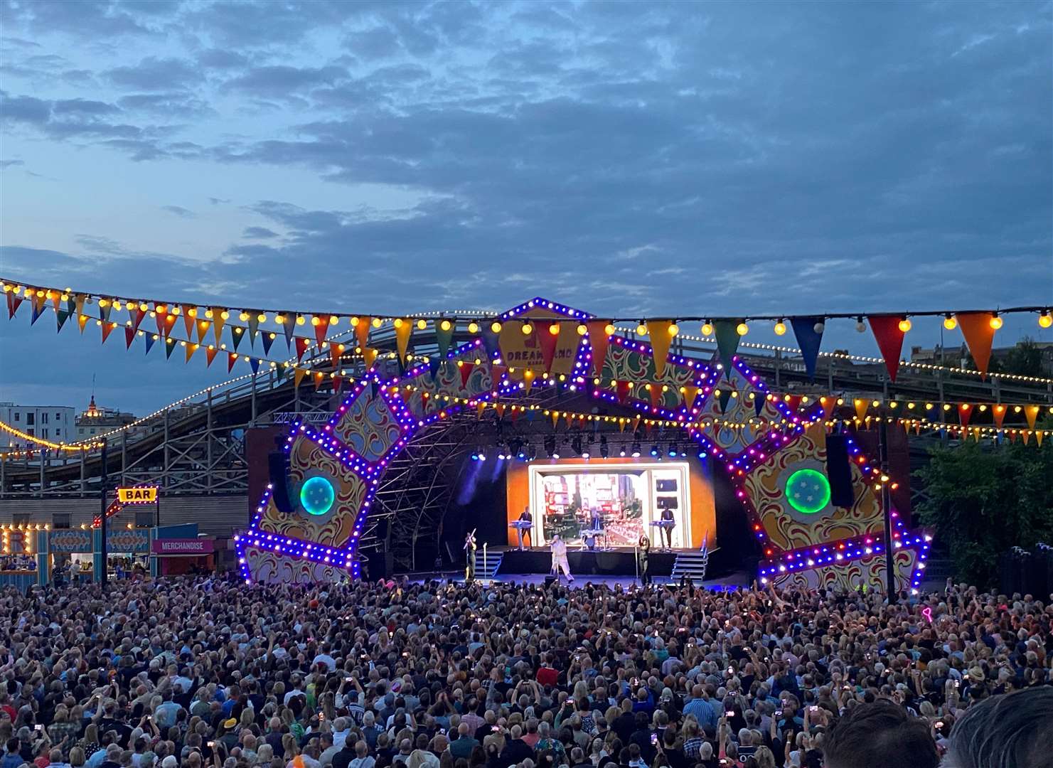 The Human League played to thousands at Dreamland in Margate