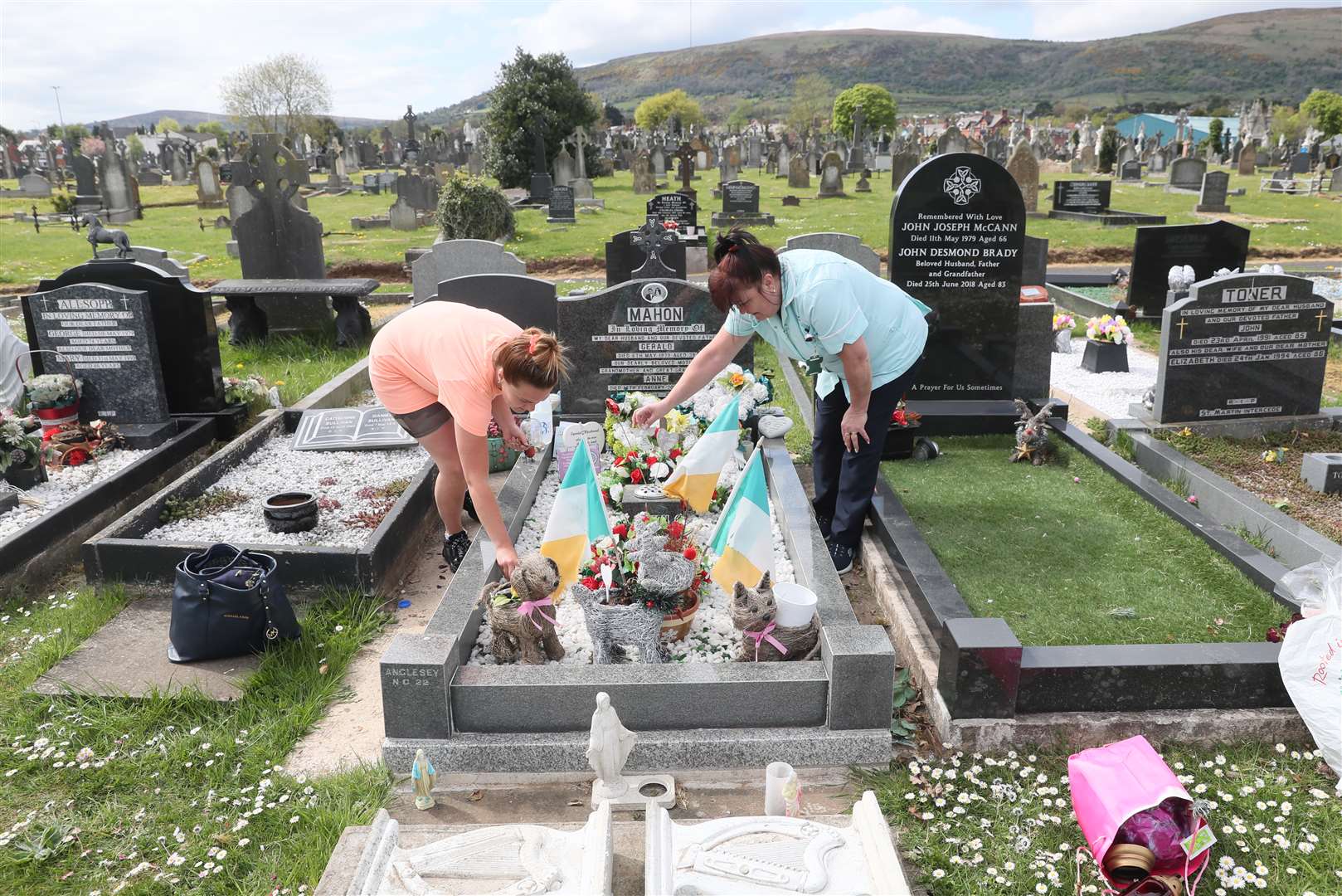 Cemeteries reopened to the public over the weekend following mounting pressure on politicians while rules on driving for exercise were adjusted to allow reasonable travel (Brian Lawless/PA)