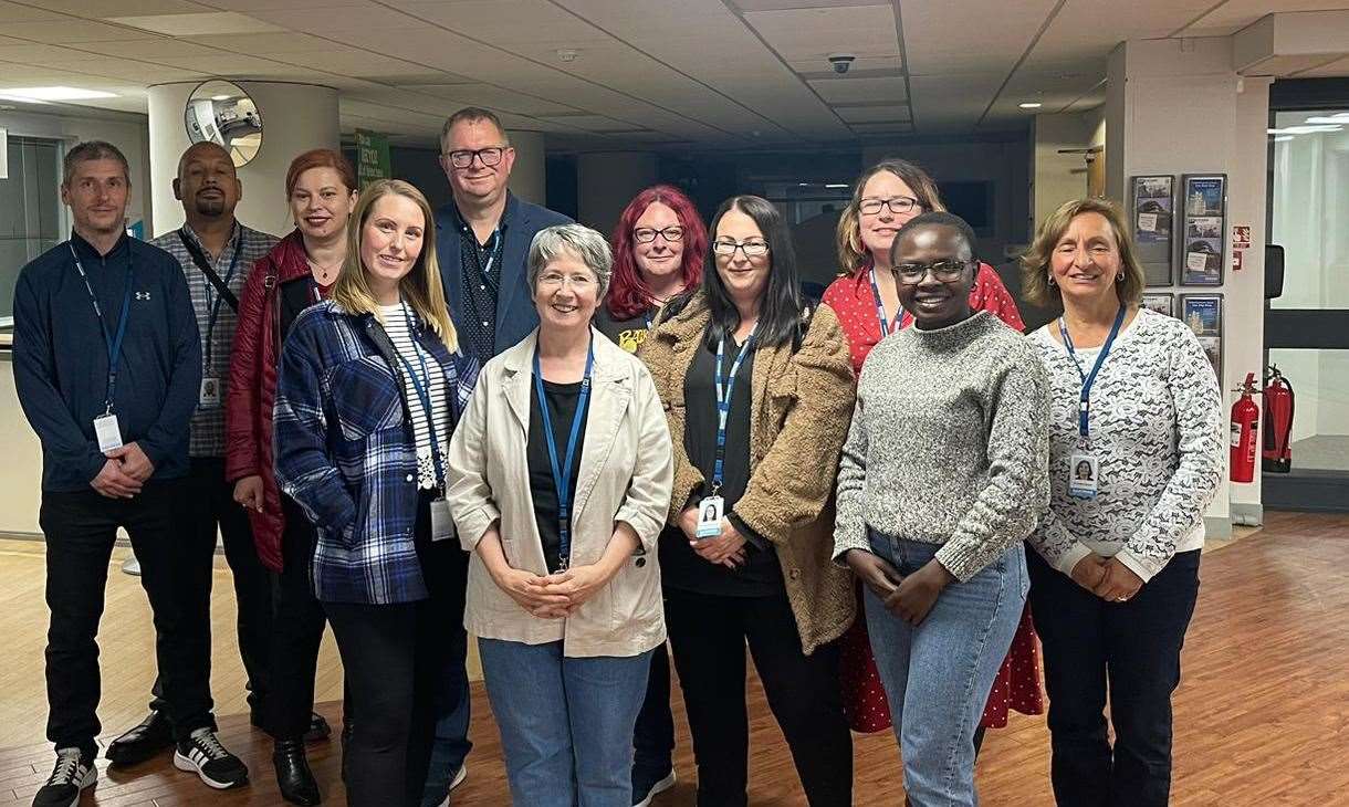 From left to right: Newly elected Labour councillor, Cllr Darren Povey, Cllr Ricky Jones, Cllr Alina Vaduva, Cllr Rachael Anne, Cllr Jonathon Hawkes, Cllr Alina Gaskin, Cllr Claire Pearce, Cllr Emma Ben Moussa, Cllr Kelly Grehan, Cllr Victoria Akintomide-Akinwamide and Cllr Debbie Graham