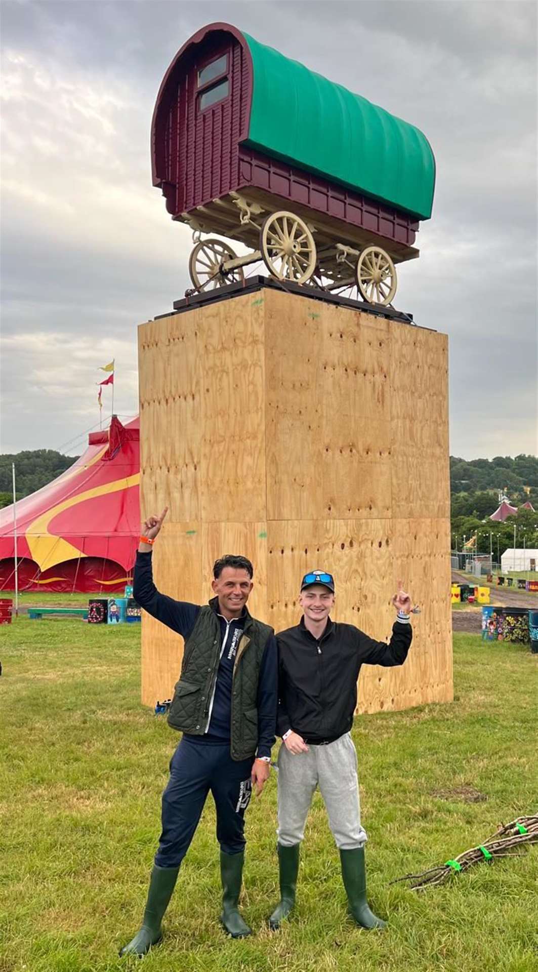 Martin at Glastonbury last year