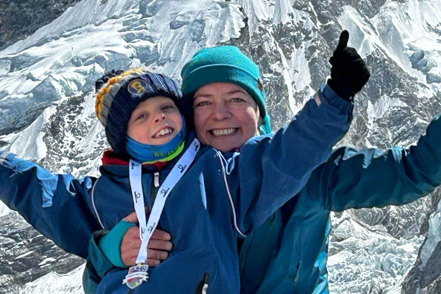 Eight-year-old boy ‘over the moon’ to reach Everest base camp