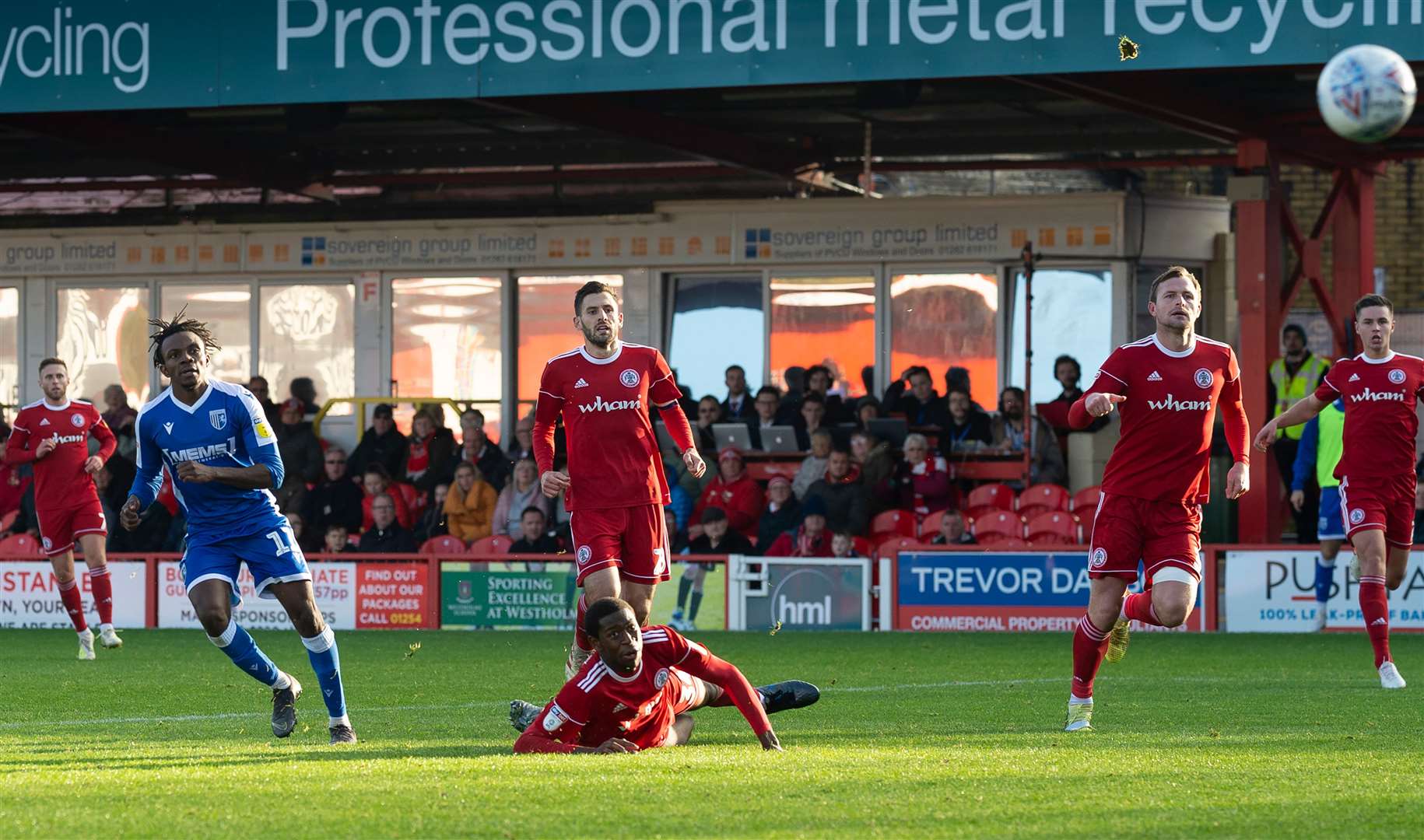 Regan Charles-Cook's goal gave fan Olly Monk something to smile about Picture: Ady Kerry