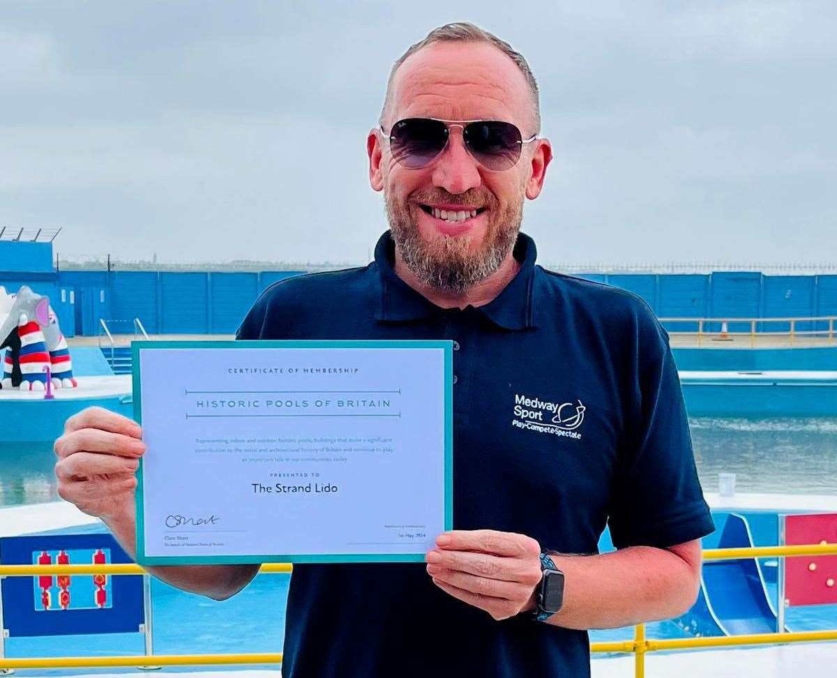 The Strand Lido has become a member of Historic Pools of Britain. Picture: Medway Sport Facebook