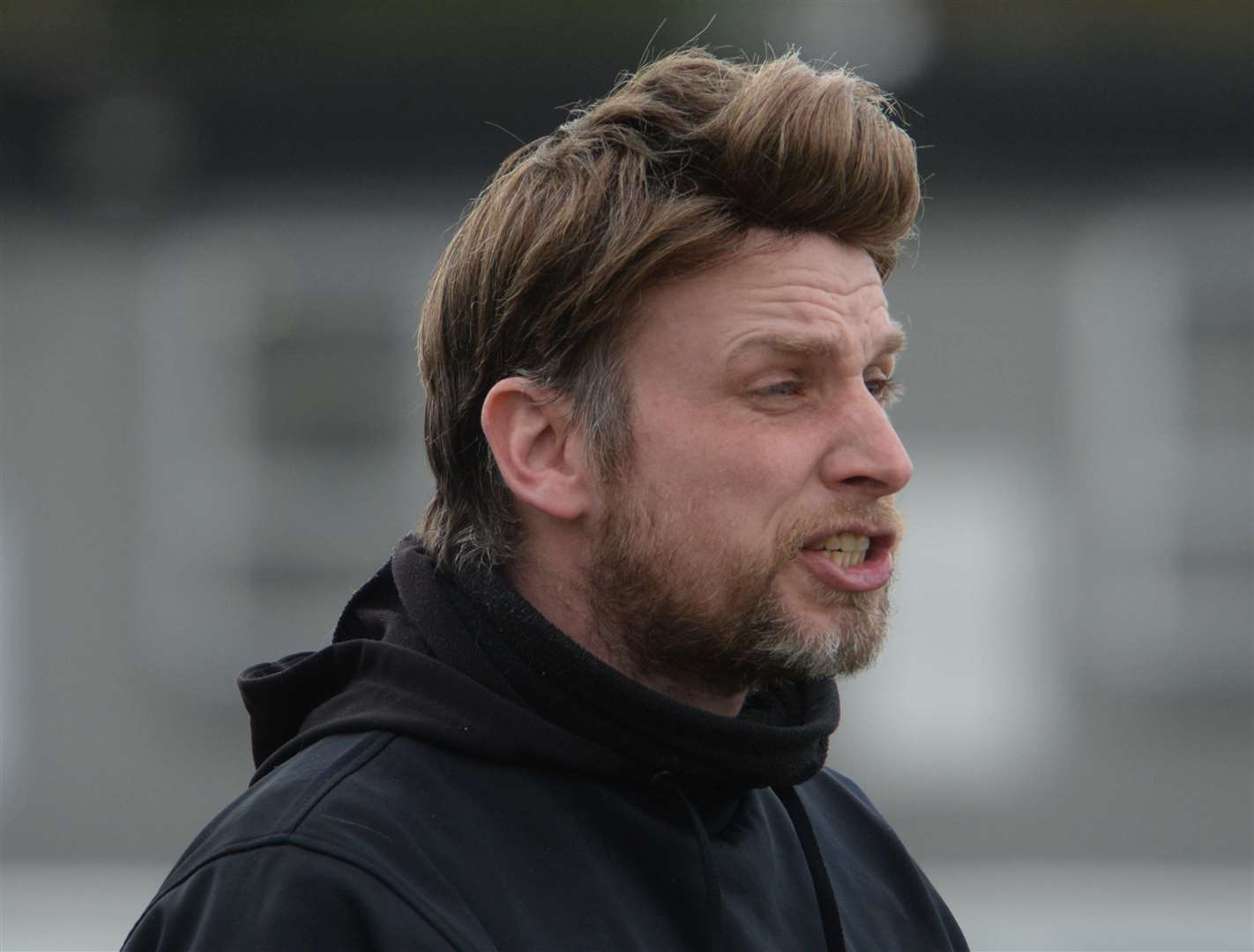 Faversham manager James Collins Picture: Chris Davey