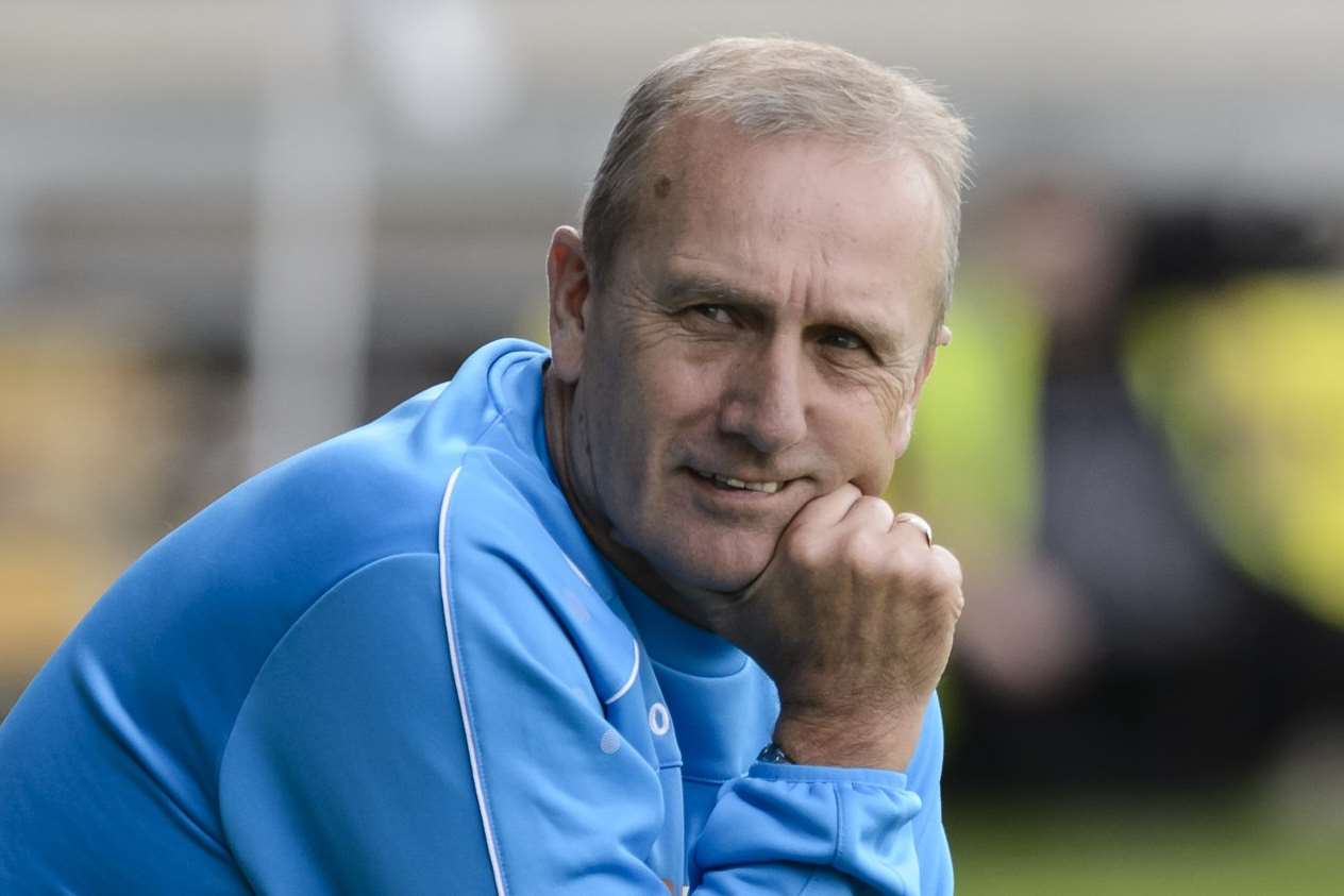 Dartford manager Tony Burman Picture: Andy Payton