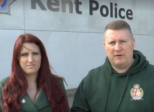 Leader Paul Golding and his deputy Jayda Fransen