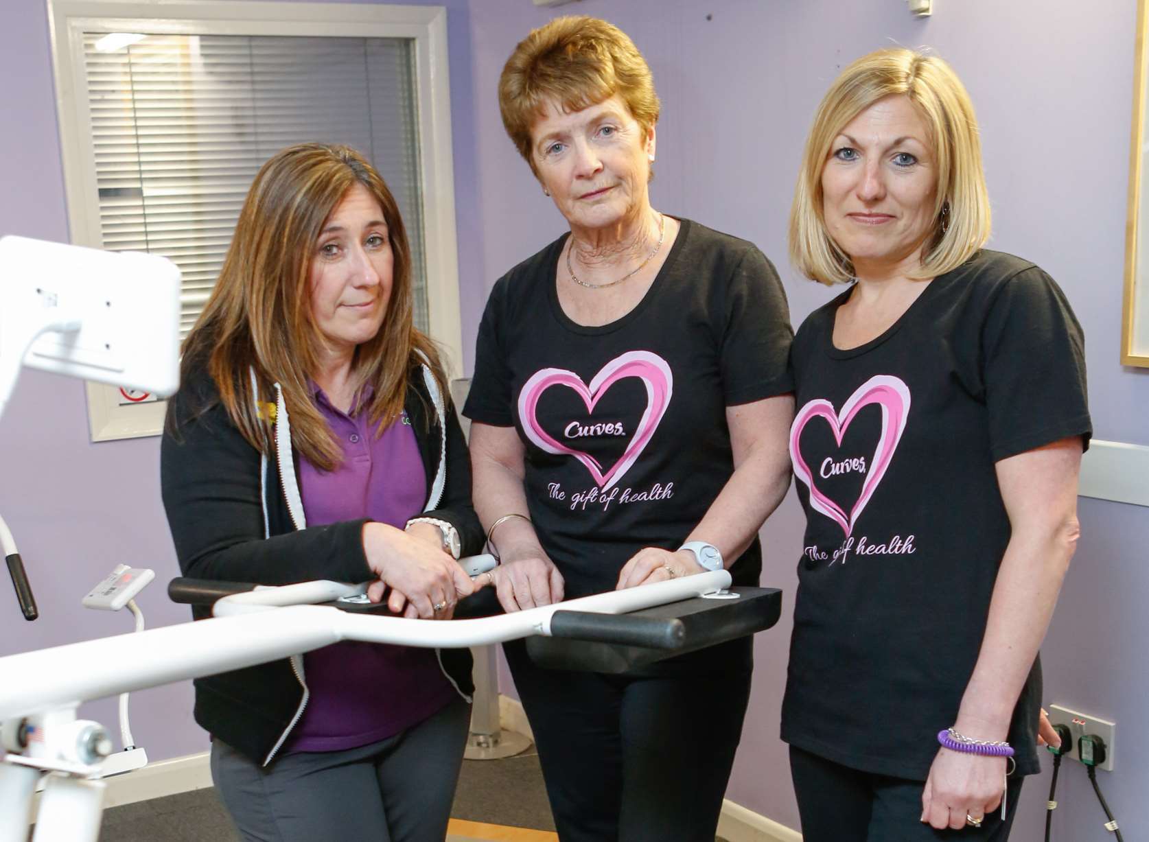Phillipa Gill (left), owner, at Curves Fitness, Senacre Square, Senacre, Maidstone, which is to close.