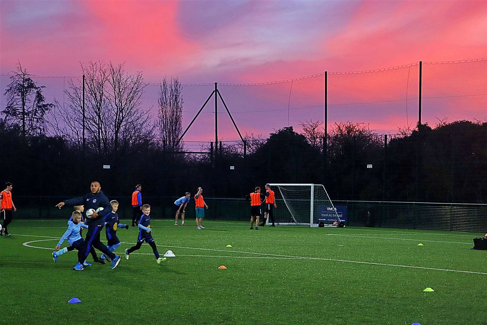 Children playing on a 3G pitch. Image: Rob Currell.