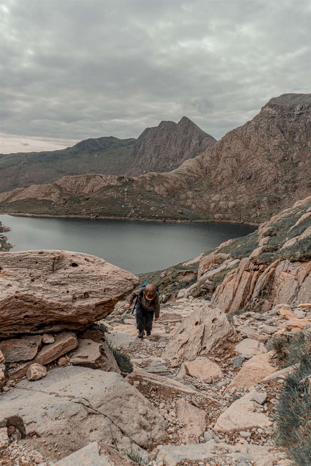 Jasper’s hiking adventure with his father is due to finish on the weekend (Peter Dunsmore/PA)