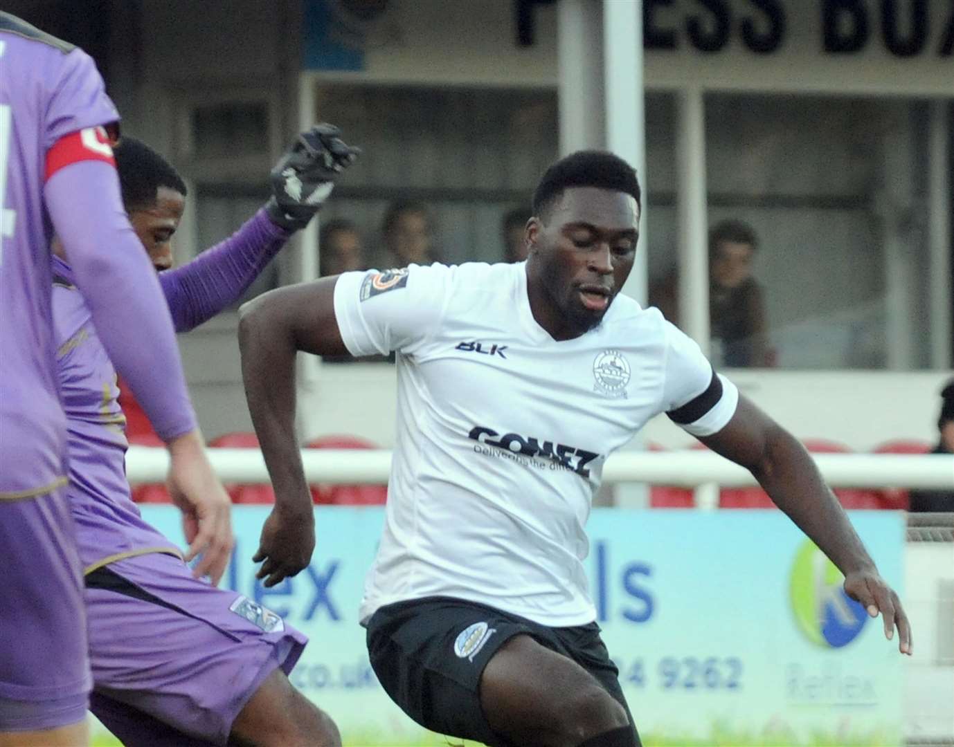 Action from Dover's 2-0 win over Maidenhead. Picture: Wayne McCabe