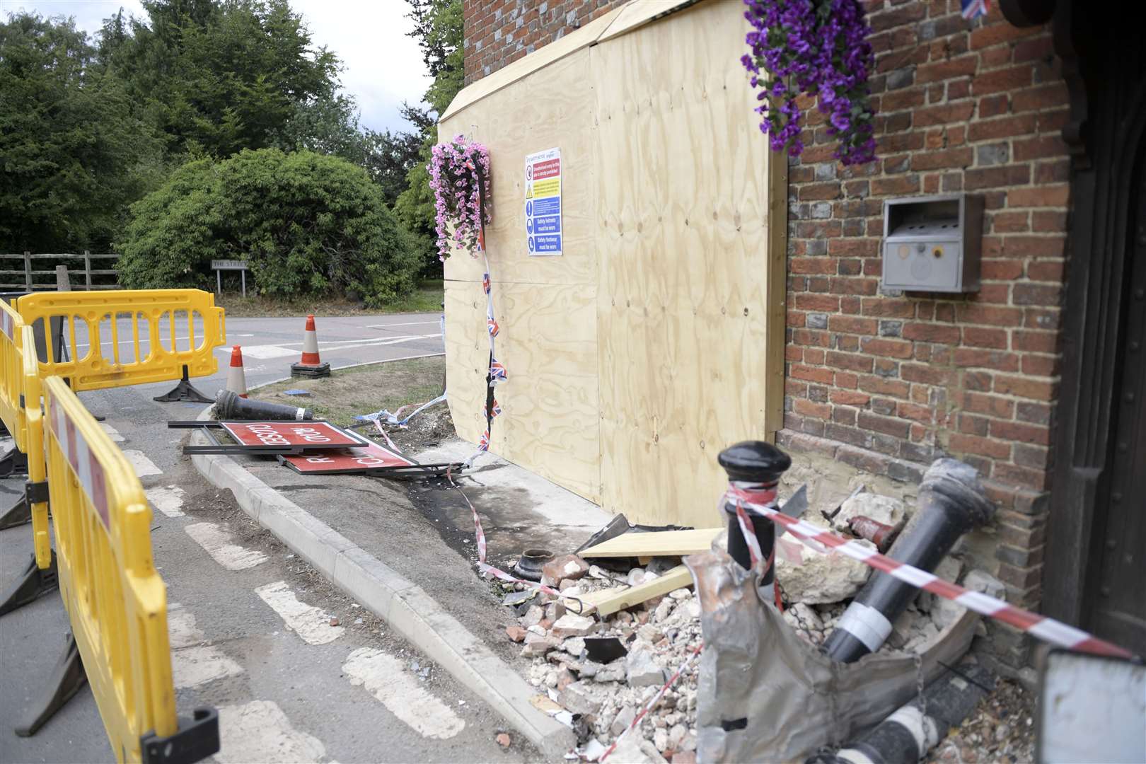 Repair work at the site will take up to a year. Picture: Barry Goodwin